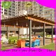 high-density metal pergola China for backyard 1