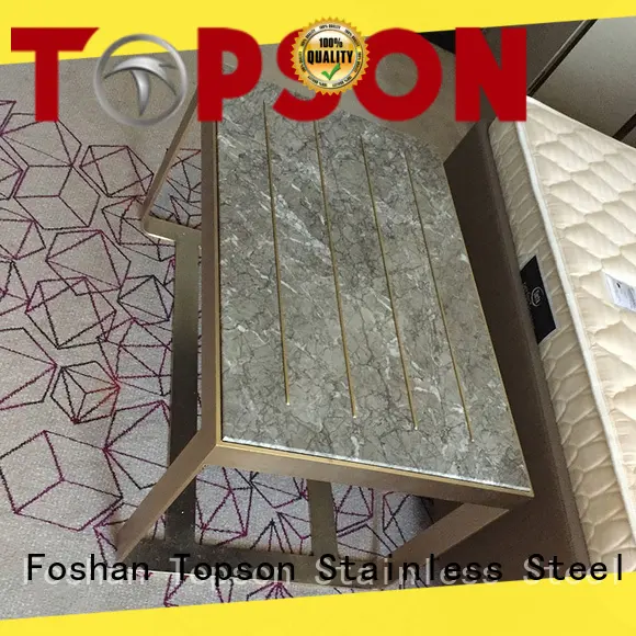 Topson widely used metal furniture manufacturers cabinetstainless for hotel lobby decoration 1