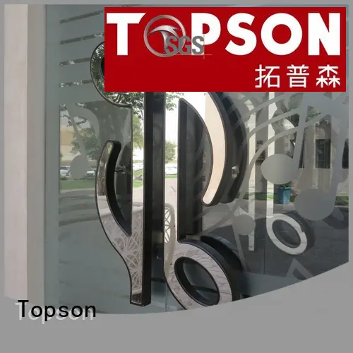stainless steel door manufacturers commercial for roof decoration Topson 1