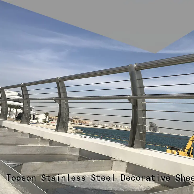 Topson railing stainless steel cable handrail for tower 1