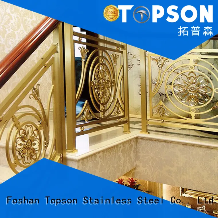 Topson elegant stainless steel deck railing constant for apartment 1