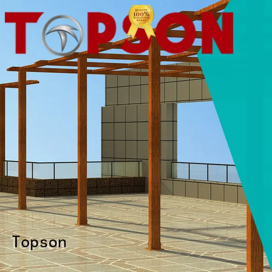 Powder coated Aluminium fixed pergola1 1
