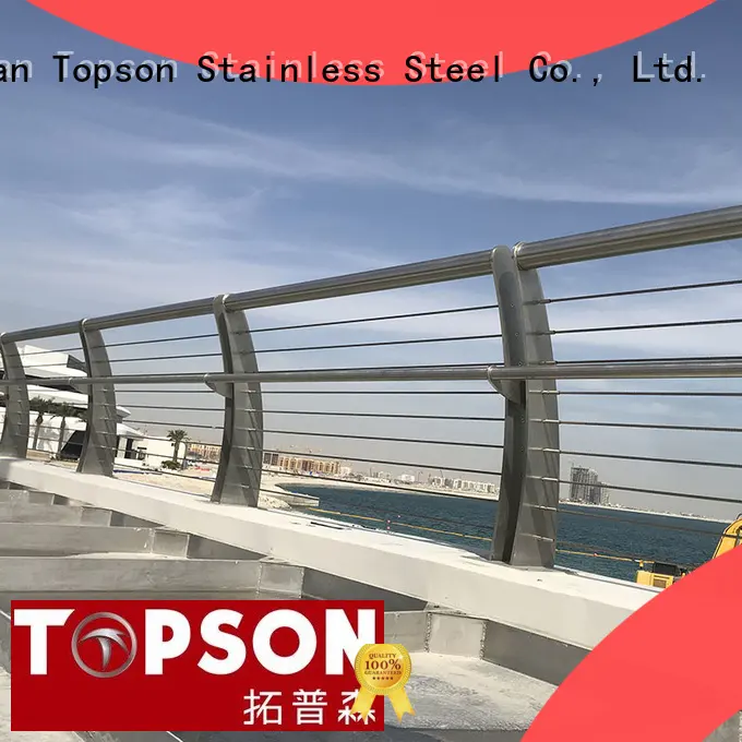 Topson stair stainless steel handrail cost constant for hotel 1