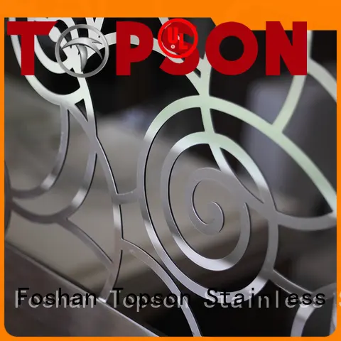 Topson popular stainless steel railing price in-green for office 1
