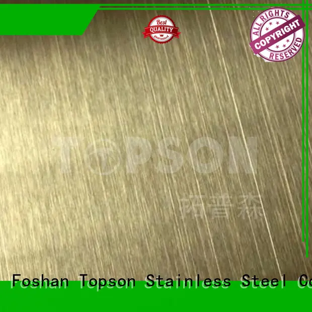 Topson durable stainless steel sheets for sale calibration for elevator for escalator decoration 1