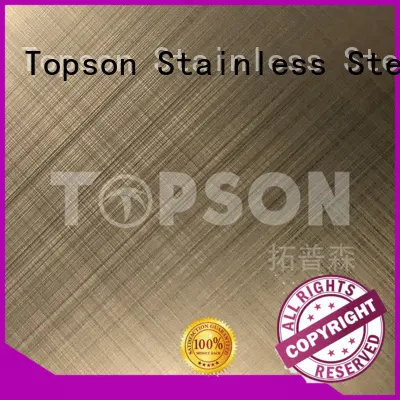 Topson colorful stainless steel metal sheet prices bead for handrail 1