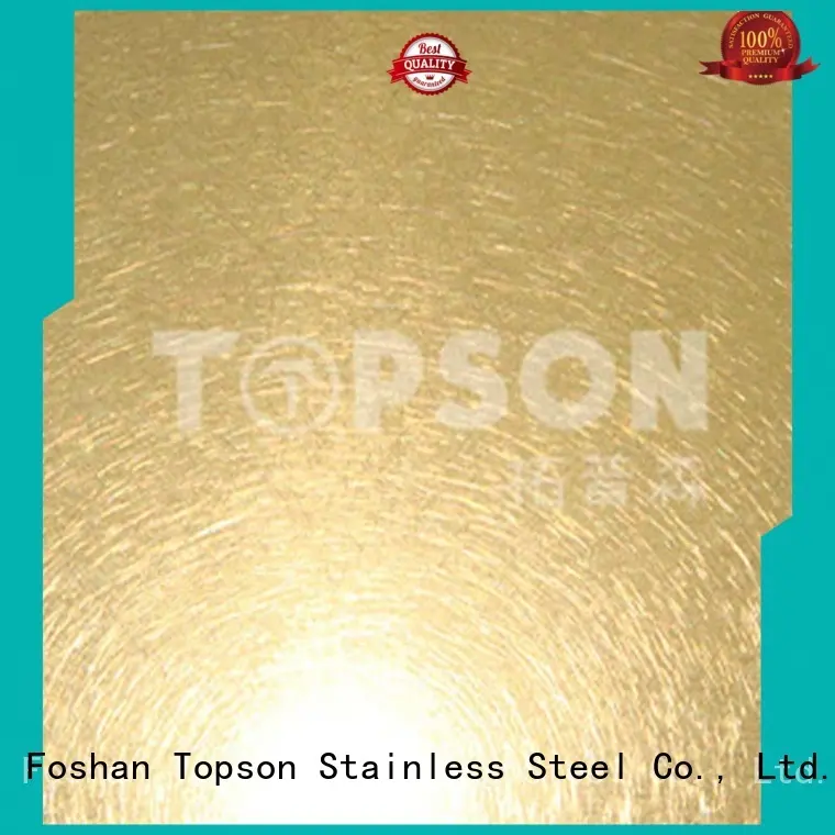 Topson metal work supplies sheetstainless for interior wall decoration 1