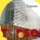 external metal screen panels steel for exterior decoration Topson 1