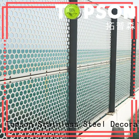 Topson metal metal screen from manufacturer for landscape architecture 1
