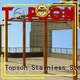 Topson coated aluminium pergola security for resort 1