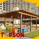 Topson coated aluminium pergola containerization for resort 1