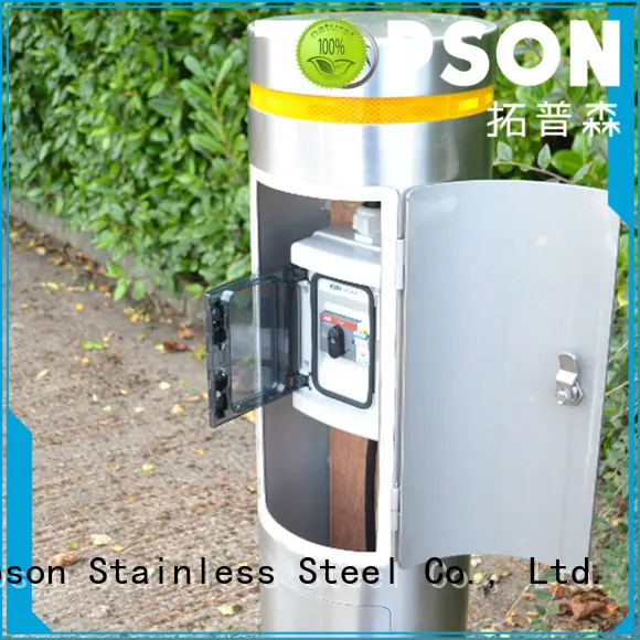 durable stainless steel bollards bollards in-green for building 1