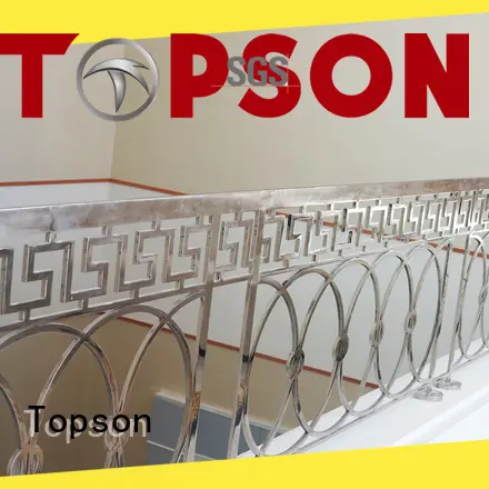 Topson balcony stainless steel balcony railing research for tower 1
