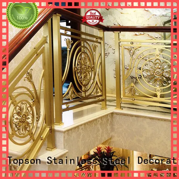 Topson staircase stainless steel stair handrail for mall 1