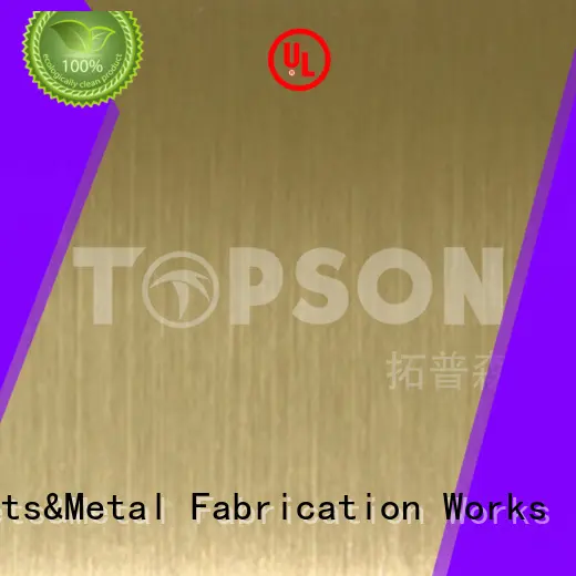 Topson steel brushed stainless steel finish solutions for furniture 1