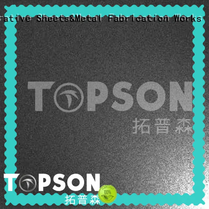 Topson stainless steel panels production for floor 1