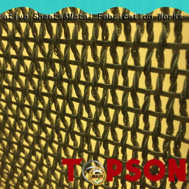 Topson durable metal screen in china for exterior decoration 1