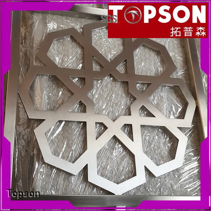 Topson metal screen panels from china for landscape architecture 1