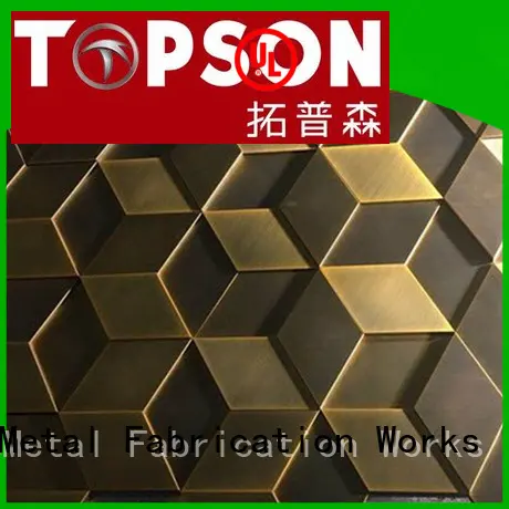 Topson stainless metal cladding panels decoration for elevator 1
