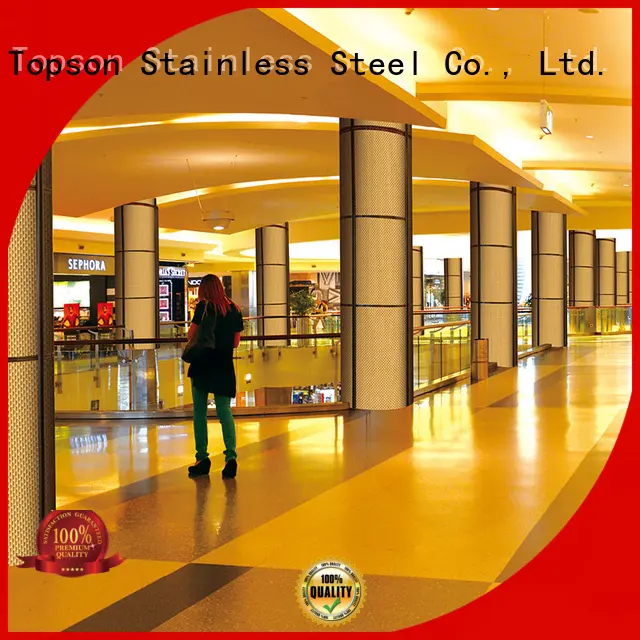 Topson fashion design stainless steel wall cladding decoration for lift 1