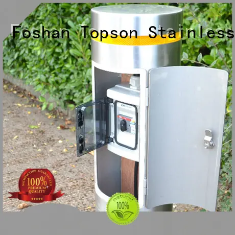 Topson high-tech stainless steel bollards management for apartment 1