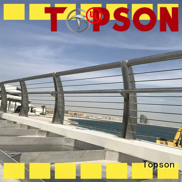 Topson high-quality stainless steel railing workshops for hotel 1