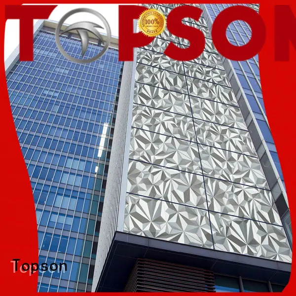 Topson new arrival stainless steel wall cladding in different color for elevator 1