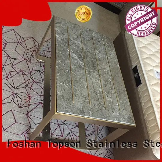 elegant custom metal furniture glass for hotel lobby decoration 1
