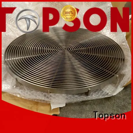 Topson elegant stainless steel grating research for apartment 1