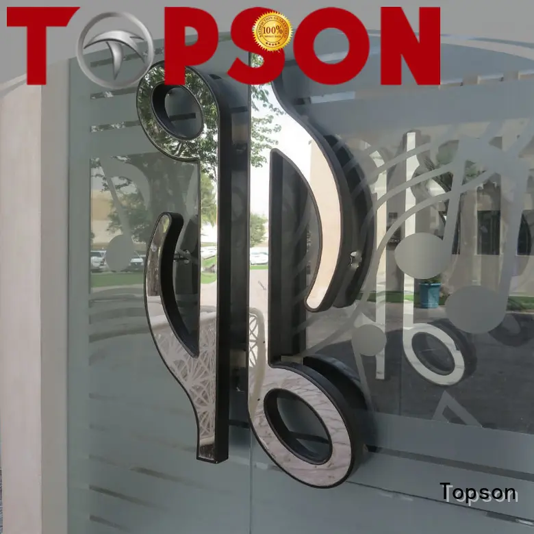 Topson stainless stainless steel door application for outdoor 1