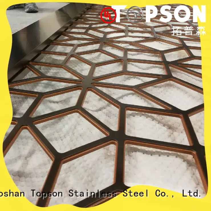 Topson Custom aluminium decorative screens for building faced 1