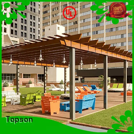 Topson High-quality aluminum pergola manufacturers for resort 1