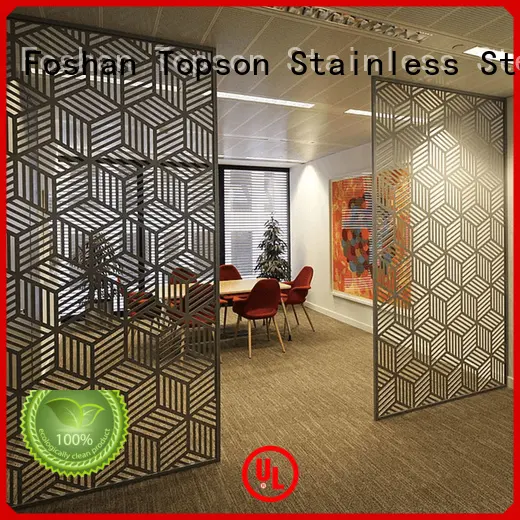 Topson elegant decorative metal mesh screen manufacturers for curtail wall 1