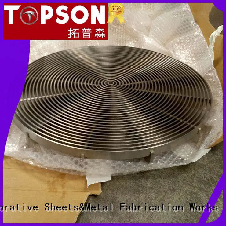 Topson durable stainless steel gratings manufacturers company for building 1