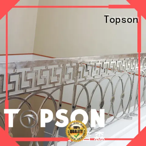 Topson Wholesale stainless steel stair railing cost factory for mall 1