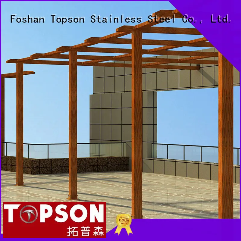 Topson Latest metal fabrication work factory for garden 1