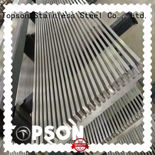 Topson widely used metal plank grating Suppliers for hotel 1