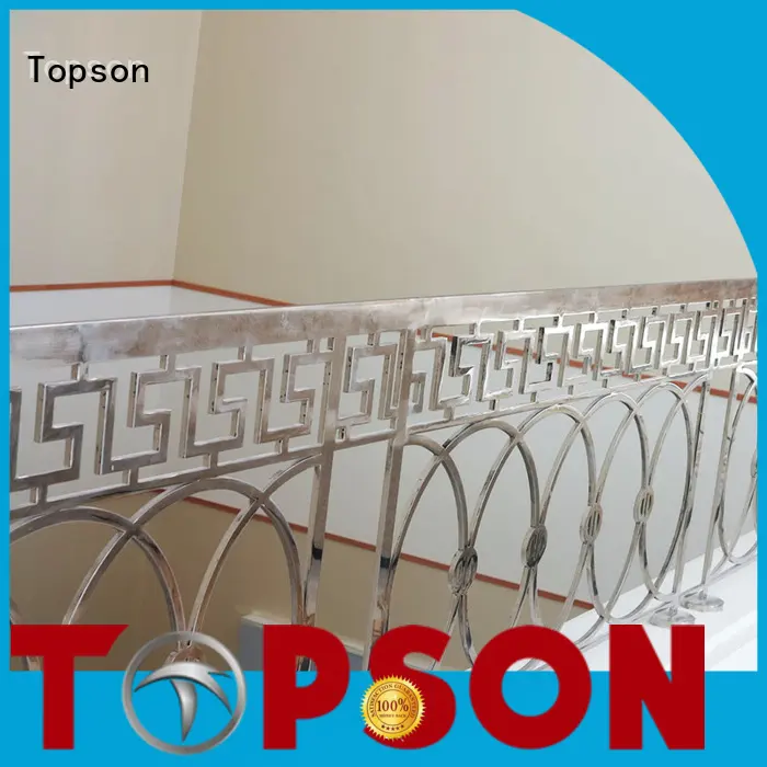 Topson high-tech stainless steel guardrail systems factory for building 1