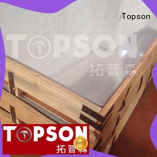 Topson antifingerprint polished stainless steel sheet price company for partition screens 1