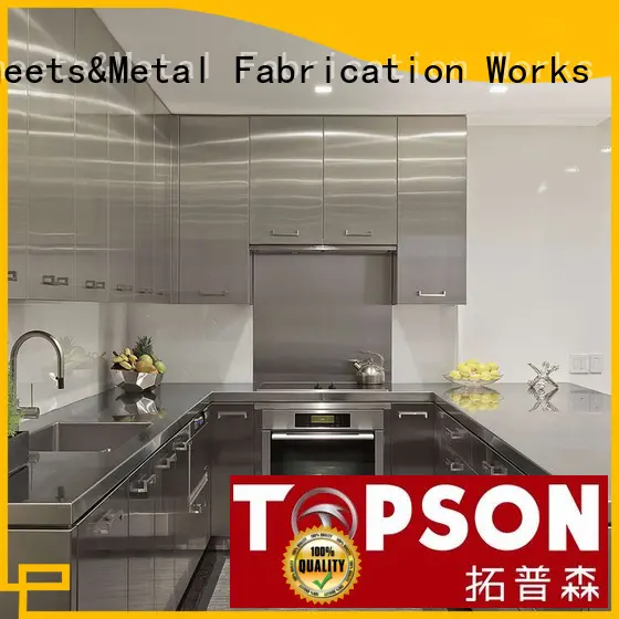Topson Latest custom stainless steel cabinets oem for building facades 1