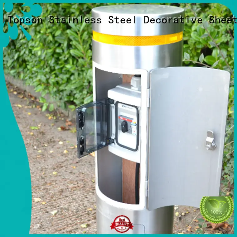 Topson competetive price car park bollards factory for room 1