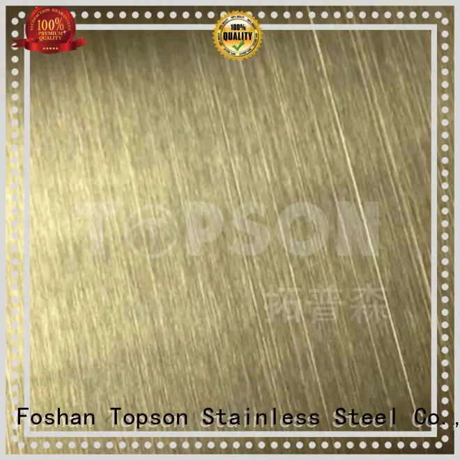 Topson mirror mirror stainless steel sheet factory for floor 1