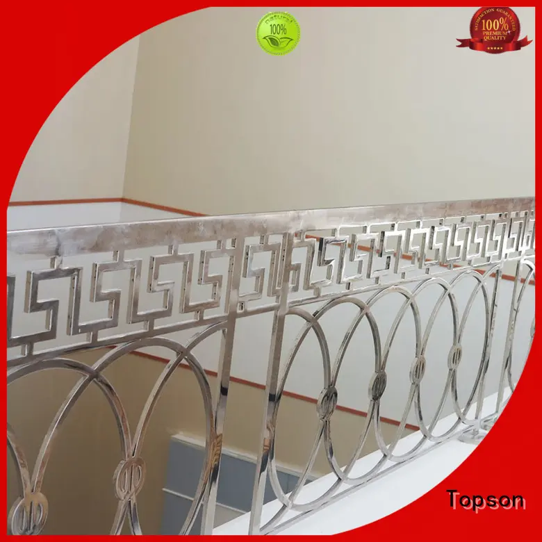 Topson curved stainless steel cable handrail for apartment 1