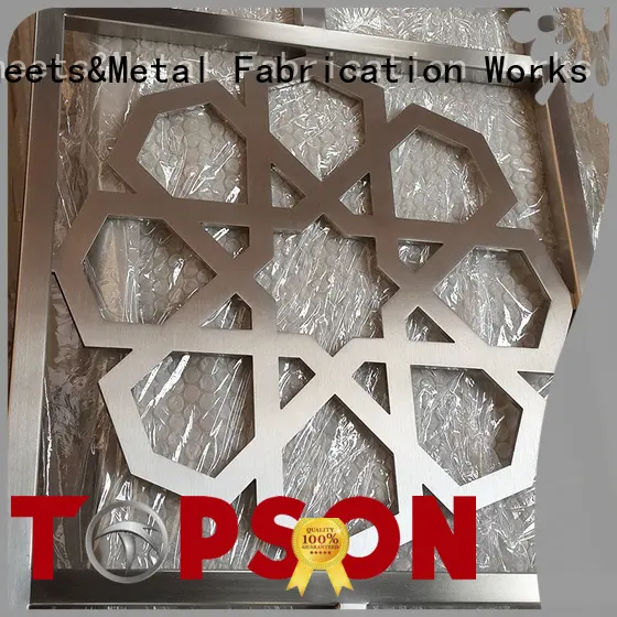 Topson internal aluminium decorative screens manufacturer for building faced 1