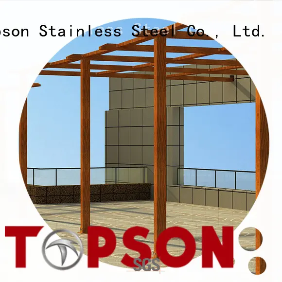 stain resistance aluminium pergola fixed Suppliers for hotel 1