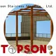 stain resistance aluminium pergola fixed Suppliers for hotel 1
