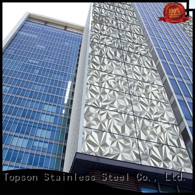 Topson reliable wall cladding designs manufacturers for shopping mall 1