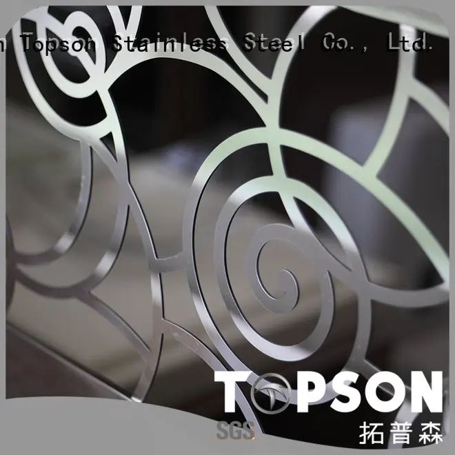 Topson stainless steel stair railing cost for business for office 1