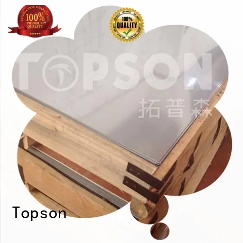Topson mirror stainless steel sheet metal suppliers factory for floor 1