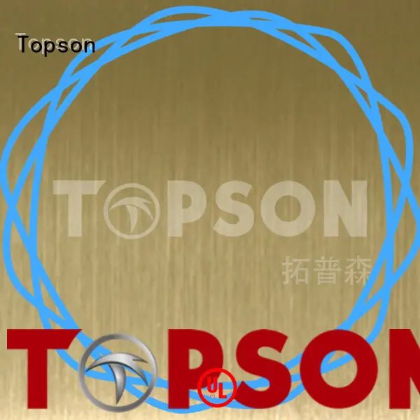 Topson widely used decorative stainless steel sheet metal Supply for floor 1